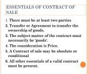 essentials of contract of sale l.jpg from salelaw