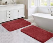 634e2e37a956d146203bfe39 red bathroom rugs red bath mat 2.jpg from लाल दो टुकड़ा पर बाथरूम