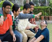4873684 group of five indian friends cheerful youth male people outdoor.jpg from indian friend and bayxe