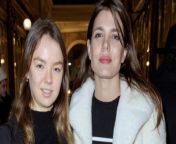 princess caroline daughters pfw getty.jpg from charlotte casiraghi with sister