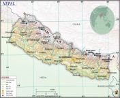 map of nepal 700x488.jpg from nepal x
