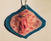 vagina christmas ornament from homade virgina