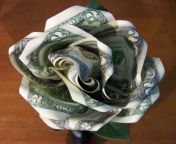how to make a money rose.jpg from money rio se