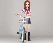 takagi san anime girl pose 02 3d model max fbx.jpg from 3d takagi