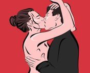 couple love is kissing hugging bright cartoon illustration two loving people 649709 373.jpg from hot kiss cartoon