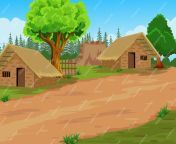 indian village background illustration beautiful village with farmlands trees background 722818 1009 jpgw2000 from desee indian village outdoor sexerala sex aunty combd actress povillage