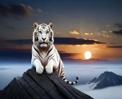 white tiger roof with sunset background 849761 26213.jpg from tiger roof photo hd com