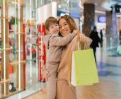 happy family mom little son with shopping bags sales mall shopping with children 121837 7437.jpg from mall mom son