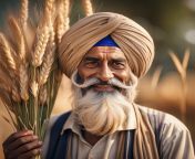 indian punjabi old man farmer with wheat 758367 60682.jpg from old punjabi ai