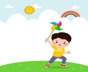 crianca bonitinha brincando com um brinquedo de moinho de vento colorido estilo plano crianca brincando modelo de banner 83111 3726 jpgw2000 from anna suas bagunça brincando