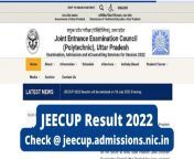 jeecup result 2022 today check up polytechnic entrance exam results.jpg from jeecup