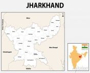 jharkhand map political and administrative map of jharkhand with the district name showing state boundary and district boundary of jharkhand illustration of districts jharkhand map 700 246359177.jpg from jharkhand xxx veďio