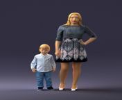 mother and son 0045 3d model obj stl.jpg from mom son 3d porn