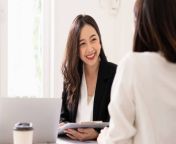 a young attractive asian woman is interviewing for a job her interviewers are diverse human jpgs612x612w0k20cea5w8u0jie3u13nrws9iajap37qaxu lowwqnpmk8bm from japanese wife what is hr name
