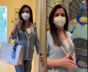 nita ambani completed her look with a tote style bag and a white mask.jpg from nita ambani nude xxx big boobs photopil