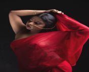girl draped in red artistic nude photo by photographer inder gopal fullsize.jpg from 1968 saree nude photo shoot