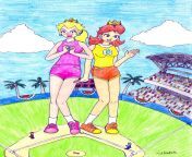 peach and daisy gts by sketch reload.jpg from giantess peach crushes daisy