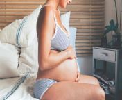pregnant woman in underwear sitting on bed 1296x728 header 1296x728.jpg from desi wife sharing n bath videos