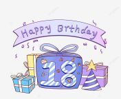pngtree celebrating 18th birthday elements png image 2361275.jpg from 18 taun