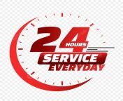 pngtree 24 hour delivery service red clock png image 5518181.jpg from 24hawrs