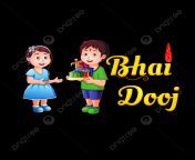 pngtree bhai dooj creative text design with sister and brother love moment.png image 8510464.png from sister 13 saal ki brother 15 saa