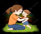 pngtree hand drawn cartoon embraces happy mother and child.png image 7153485.png from taharch jinsihinchan cartoon mom nudu xxx
