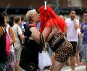 10007062 woman kissing a transexual during the annual barcelona and pride festival through the city streets.jpg from shemales kissing