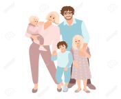 144566934 family happy together group of people standing baby little boy teenager girl woman man lover young.jpg from sister brother mom dad group