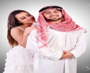 37107680 arab man with his wife on white.jpg from wife arab