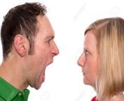 36330831 young man scream at so his wife in front of white background.jpg from screaming white wife