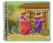 marathi festival gauri pooja anjali swami jpgtargetx 229targety 1imagewidth959imageheight961modelwidth680modelheight961backgroundcolor6b673borientation0producttypespiralnotebook from pooja marathi