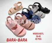 sepatu sandal wanita jelly bara bara sendal cewe impor ws855.jpg from bára holemá