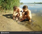 depositphotos 389108158 stock photo boy girl play river bank.jpg from rajce ru 09