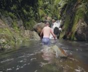 depositphotos 266282728 stock video young man swimming on river.jpg from naked bathing in jungle river
