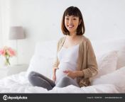 depositphotos 182968166 stock photo happy pregnant asian woman sitting.jpg from sex preagnant milk asian tits drink black