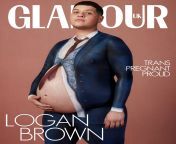 online glamour june digital issue logan brown cover.jpg from pregnant logan