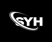 syh logo syh letter syh letter logo design initials syh logo linked with circle and uppercase monogram logo syh typography for technology business and real estate brand vector.jpg from syh
