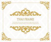 gold elegant thai themed border frame vector.jpg from borber