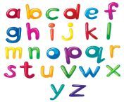 small letters of the alphabet vector.jpg from small a