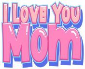 i love you mom sign vector.jpg from i love mom son xxx