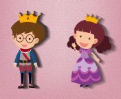 little prince and princess cartoon character on pink background free vector.jpg from myarnmar xxxns prince princess cartoon heat sex video
