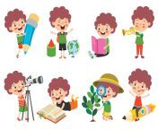 cartoon character studying and learning vector.jpg from 2407614 jpg