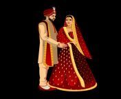 indian wedding couple character bride and groom free.png.png from png couple