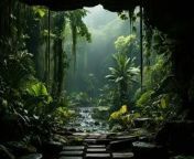 beautiful tropical garden abundant with lush vegetation ai generated photo.jpg from scenes in the jungle
