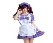 sexy adult japanese anime maid cosplay costumes with a small shawl maid cos women s stage.jpg from maid