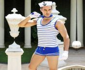 sexy seaman exotic costume sailor costume for men blue color.jpg from with hot video sxetaman