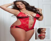 women plus size sexy lingerie teddies lace ladies teddy sleepwear intimates backless m xl red pink.jpg from sexy larg