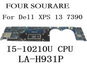 for dell xps 13 7390 laptop motherboard with i5 10210u cpu 8gb ram edp35 la h931p.jpg from vggw