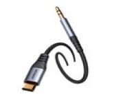 kabel audio stereo do telefonu aux 3 5 mm mini jack usb c 1 2m czarny waga produktu z opakowaniem jednostkowym 0 5 kg from jack cz