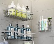 kosel adhesive stainless steel shower caddy.jpg from 074la